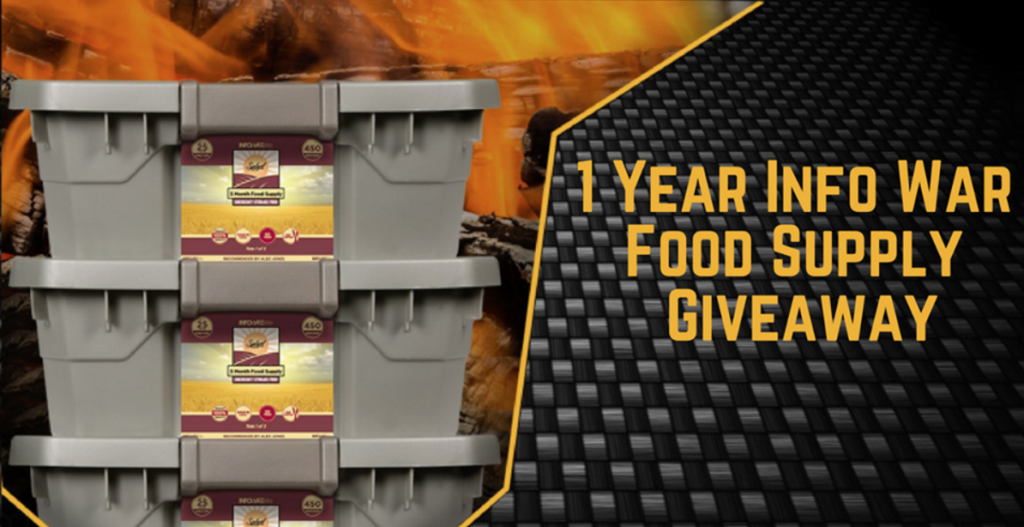 1 Year Info War Food Supply Sweepstakes