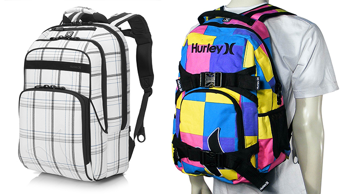 Hurley Backpacks ONLY $16.99 SAVE 79%