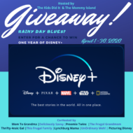 Enter to win a One Year Subscription to Disney Plus